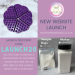 Website Launch – Special Launch Offer 20% off all Products – Code Launch20
